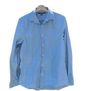 Perry Ellis women's slim medium button up long sleeve shirt